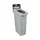 Slim Jim Recyclingstation Rest Gesloten Deksel 87 Liter Grijs Zwart