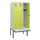 locker met bank,HxBxD 1950x900x815mm,3vak,vak B 300mm,cilinderslot