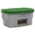 strooigoedbak,550l,HxBxD 748x1400x1070mm,PE,grijs,deksel groen