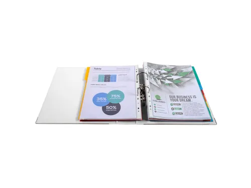 Ordner PP Prem'Touch A4maxi 80mm wit