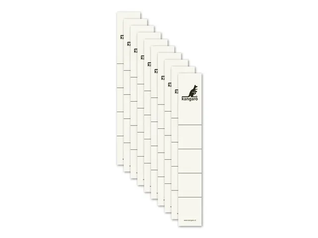 Ordneretiket Kangaro insteek smal pak à 10 st.