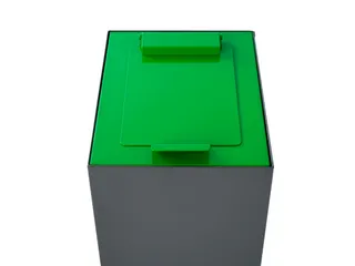 Top met klepdeksel voor modulaire afvalscheidingsunit Groen - 1