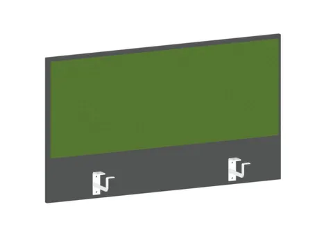 baliepaneel bureau aanbouw achter MS-donkergrijs BN7048-groen 1000mm