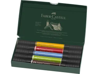 Tekenstift Faber-Castell Pitt Artist Pen duo marker etui a 5 stuks - 4
