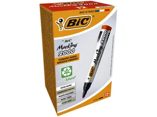 Viltstift Bic 2000 ecolutions rond large rood - 2