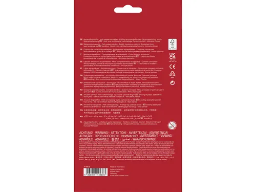 Aquarelpotlood Faber-Castell kinder etui 36 stuks met slijper en pense