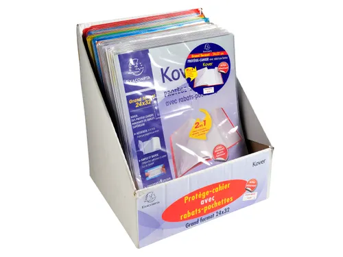 Schriftomslagen Kover transparant 24x32cm ass