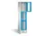 lockerkast 1850x420x500mm 1x3 vakken Cilinderslot Poten, RAL5012
