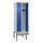 locker met bank,HxBxD 2120x600x815mm,2vak,vak B 300mm,cilinderslot