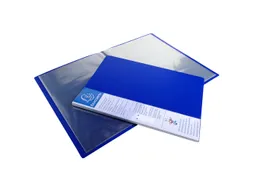Showalbum UP-LINE P P 10 tas A4 blauw