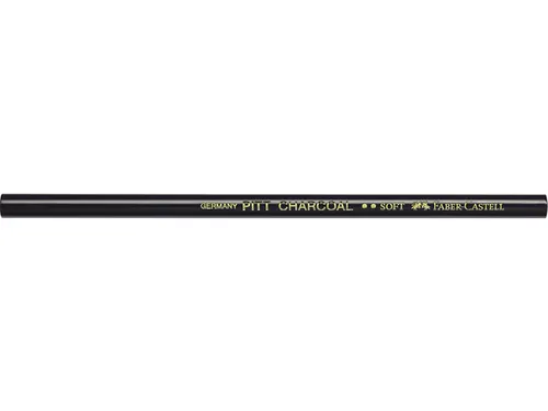 Faber Castell Pitt Monochrome Houtskoolpotlood Zwart Zacht