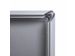 Kliklijst 50x70cm B1 Brandwerend Rechte Hoeken 32mm Zilver - 2