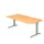 In hoogte verstelbaar bureau,HxBxD 680-850x2000x1000mm,blad beuken