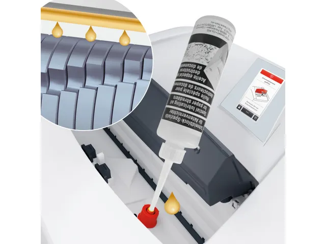 Datavernietiger HSM Securio P44i P-7 Snippers 1x5mm + OMDD 2x2mm