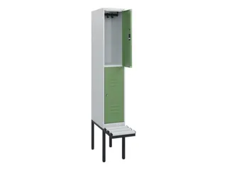 Dubbeldekse dekenkist,HxBxD 1950x300x815mm,1x2vak.,vak B 300mm - 2