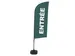 Promotievlag Alu Wind Complete Set "Entree" Grijs