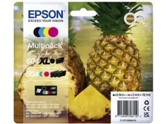 Inktcartridge Epson 604XL/604 T10H94 zwart + 3 kleuren
