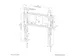 Neomounts LEVEL-750 WL30-750BL14 Support mural fixe robuste pour écra