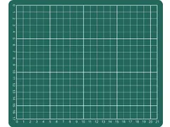 Snijmat A5 230x190mm groen
