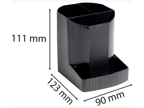 Pennenkoker Exacompta Mini Octo Ecoblack zwart