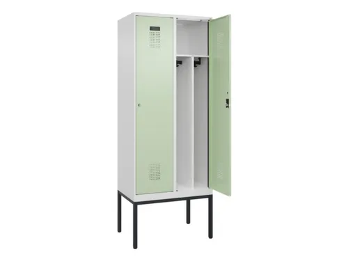 locker voor scheiding van kleding,HxBxD 2120x800x500mm,2vak