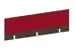 cache de banque d'accueil,NV brun caryer,BN4011-rouge