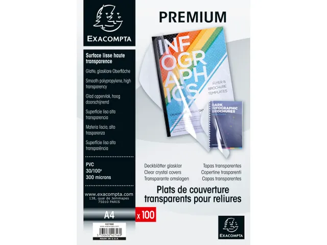 PK 100 inbindkaft PV C 30/100 A4 transp