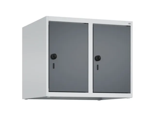 opzetkast,v. locker,2vak.,vak B 300mm,HxBxD 500x600x500mm,vleugeldeur