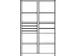 armoire d'atelier,corps RAL7035,face avant RAL7035