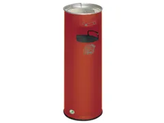 Combi-asbak Hxø 660X230Mm Rond Rood
