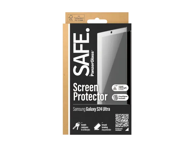 PanzerGlass SAFE95668, Samsung, Samsung - Galaxy S24 Ultra, Droge toep