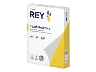 Kopieerpapier Rey Text Graphics A4 80 Gram Wit - 2