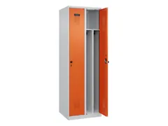 locker voor scheiding van kleding,HxBxD 1850x600x500mm,2vak