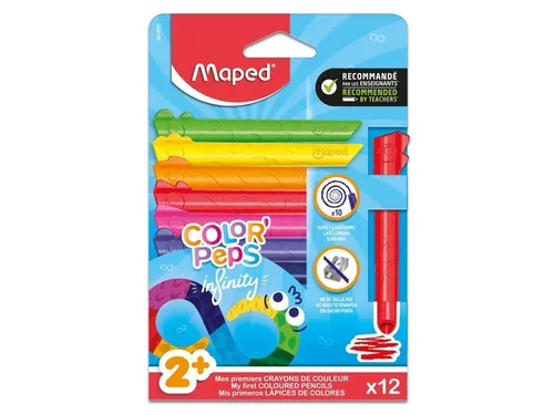 Kleurpotlood Maped Color'Peps Infinity set à 12 kleuren