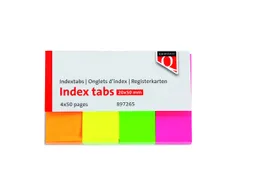 Indextabs Quantore 20x50mm neon