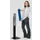 Staande asbak 3.5 liter HxBxD 1250x310x310mm voet zwart blauw