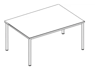 In hoogte verstelbaar bureau,HxBxD 720-840x2000x1000mm,MP-lichtgrijs - 1