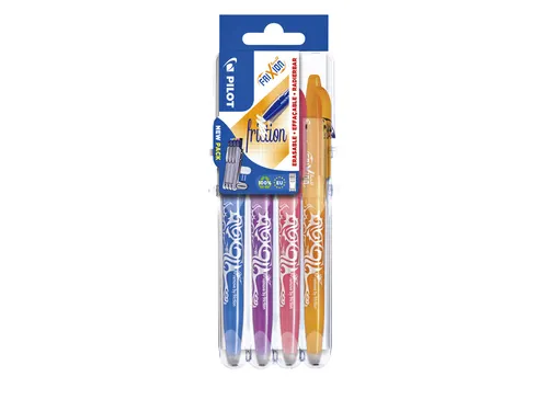 Rollerpen Pilot Frixion Ball 0.7 Set2Go BL-FR7 4 stuks fun kleuren