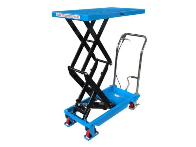 mobiele schaarheftafel,draagverm. 350kg,platform LxB 910x500mm