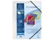Kreacover Elastomap A4 Transparant Polypropyleen Met 3 Kleppen