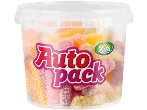 Lutti Autopack Sour Sticks doos à 175 gram
