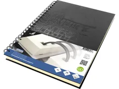 dummyboek Kangaro A4 Wire-o hardcover 80vel 140grs zwart blanco