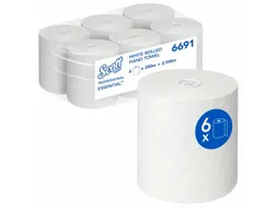 Scott 6691 Handdoekrol Max Airflex 1-laags Wit