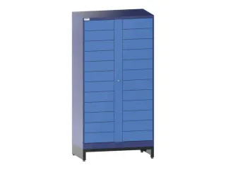 elektro-vakkenkast,HxBxD 1970x1000x580mm,aansluitkabel,E-vergrendeling - 1