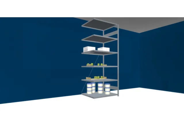 Rayonnage en acier sans boulons élément suivant H x l x P 2500 