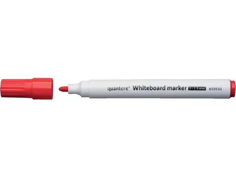 Whiteboardstift Quantore rond 1-1.5mm rood