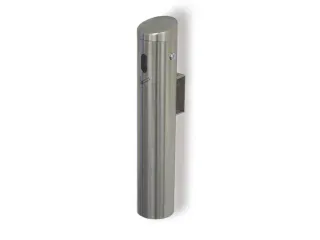 Wandasbak H 590mm Zuilvorm Rvs - 1