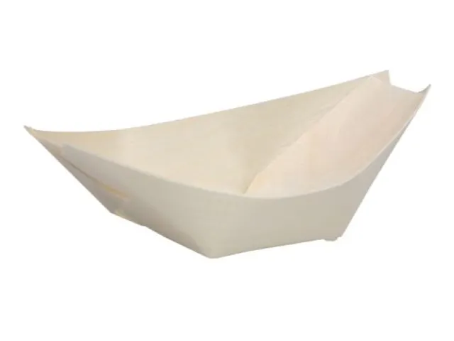 Bootje Hout 10x5cm Naturel doos 1200st