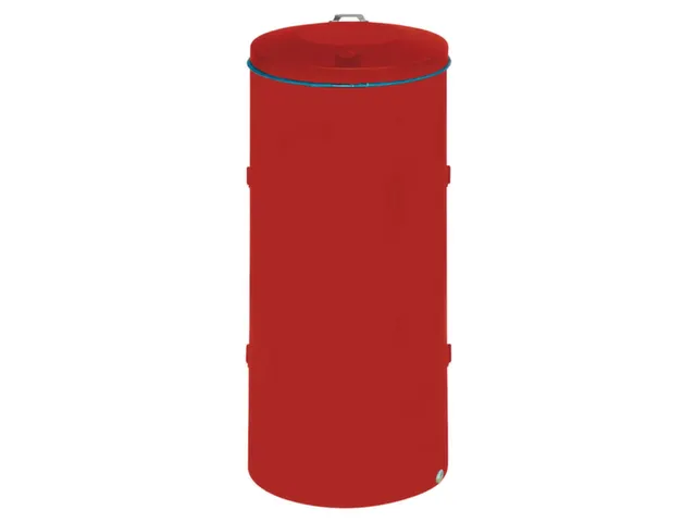 Afvalverzamelaar Staalplaat 120 Liter Brandveilig Verzinkt Ral3000