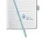 carnet de notes Sigel Jolie Flair A5 hardcover ligné ciel blue.